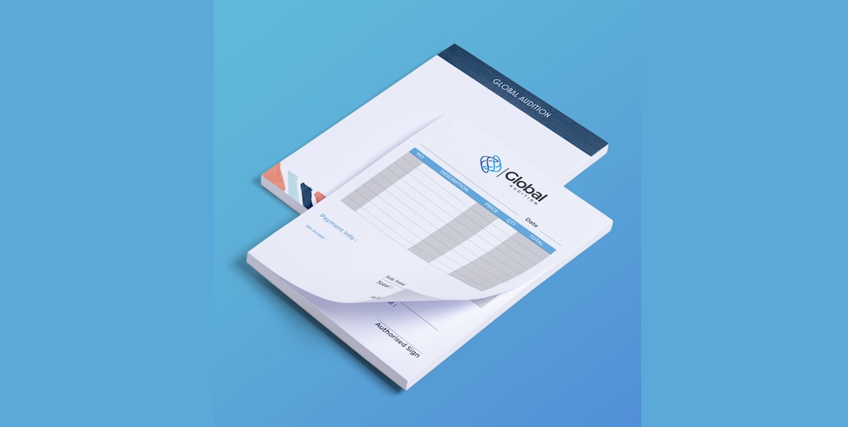 Custom Bill Books Printing Online Bill Book Maker VistaPrint